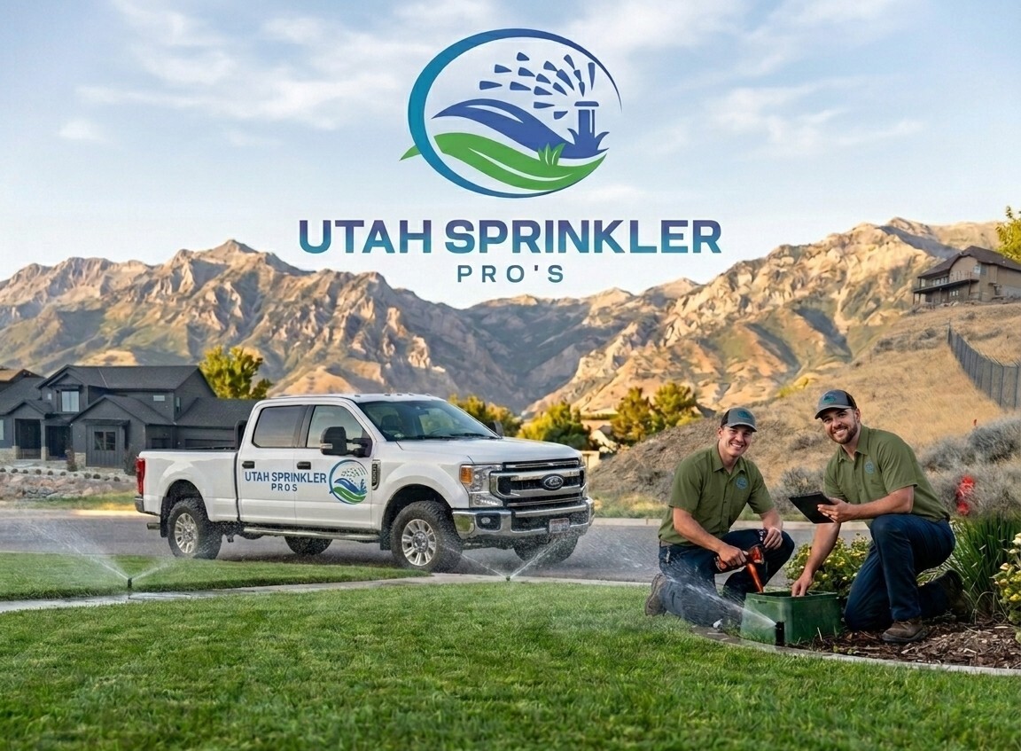 Utah sprinkler Pros fixing sprinklers in Utah County